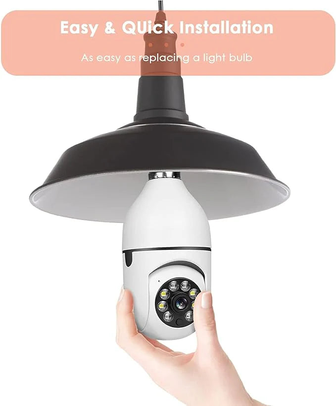Wireless 1080P WiFi Bulb Camera